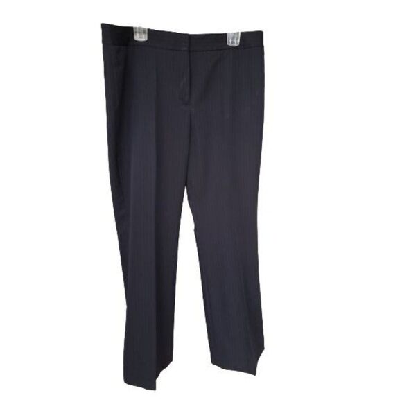 Women's Modern Fit Straight Leg Pinstripe Suit Separates Black Size 12 NWOT - Picture 1 of 8